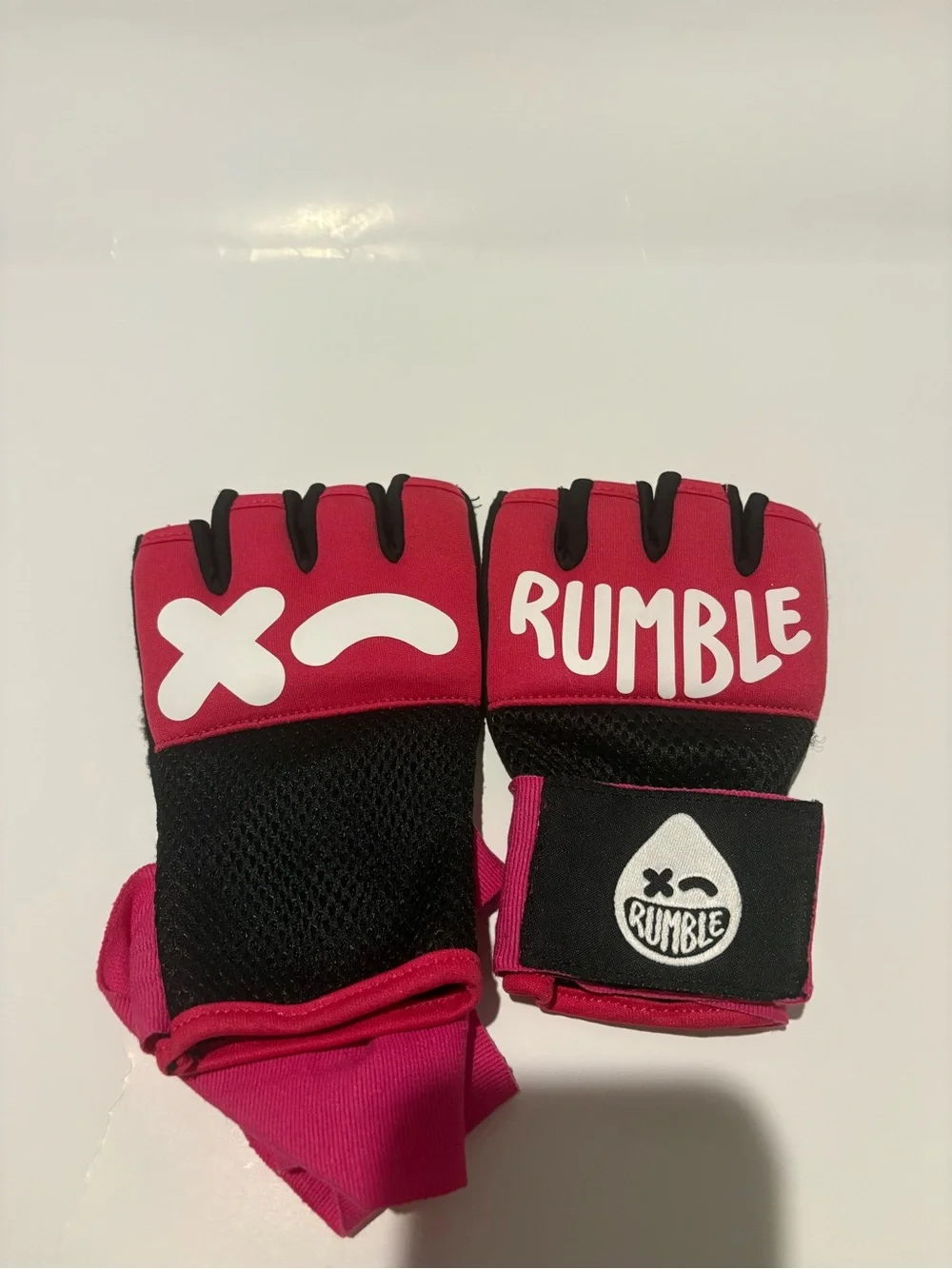 Pink and black boxing rumble  Gloves